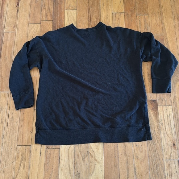 Aerie | Black Oversized Crewneck Sweatshirt | size L - Picture 5 of 5